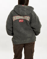Vintage 90s Quiksilver Fleece Hooded Sweatshirt <br>S , The Real Deal , newtown, sydney, australia, thrift store, opshop, preloved, secondhand, sustainable, retro, antique, 70s, 80s, 90s, 2000s, 00s, fashion, clothing, streetwear, trendy, garment, style, boutique, store, shop, archive, sale, cheap, best, top