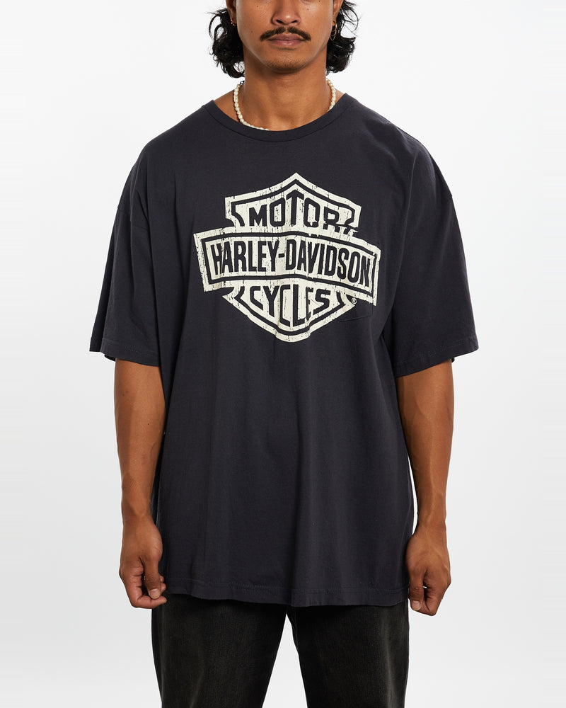 Vintage Harley Davidson Tee <br>XL , The Real Deal , newtown, sydney, australia, thrift store, opshop, preloved, secondhand, sustainable, retro, antique, 70s, 80s, 90s, 2000s, 00s, fashion, clothing, streetwear, trendy, garment, style, boutique, store, shop, archive, sale, cheap, best, top