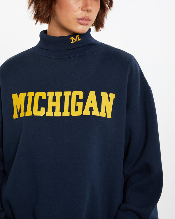 90s Michigan State Mock Neck Sweatshirt <br>M