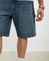 Vintage Wrangler Denim Carpenter Shorts <br>34" , The Real Deal , newtown, sydney, australia, thrift store, opshop, preloved, secondhand, sustainable, retro, antique, 70s, 80s, 90s, 2000s, 00s, fashion, clothing, streetwear, trendy, garment, style, boutique, store, shop, archive, sale, cheap, best, top