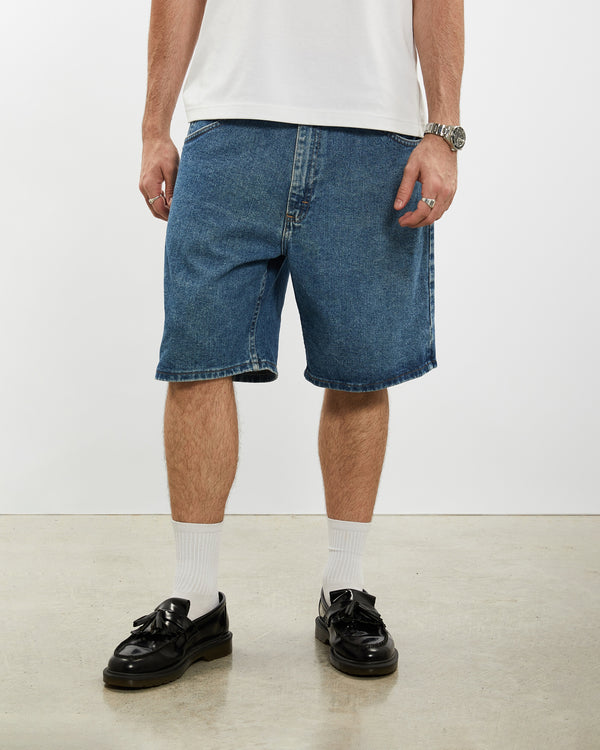 Vintage Wrangler Denim Shorts <br>34" , The Real Deal , newtown, sydney, australia, thrift store, opshop, preloved, secondhand, sustainable, retro, antique, 70s, 80s, 90s, 2000s, 00s, fashion, clothing, streetwear, trendy, garment, style, boutique, store, shop, archive, sale, cheap, best, top
