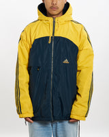 Vintage 90s Adidas Jacket <br>XL , The Real Deal , newtown, sydney, australia, thrift store, opshop, preloved, secondhand, sustainable, retro, antique, 70s, 80s, 90s, 2000s, 00s, fashion, clothing, streetwear, trendy, garment, style, boutique, store, shop, archive, sale, cheap, best, top