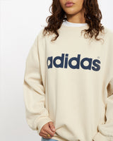 90s Adidas Spell Out Sweastshirt <br>S