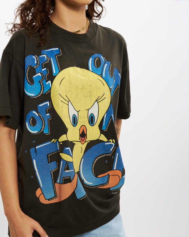 Vintage 1996 Tweety Bird Tee <br>S , The Real Deal , newtown, sydney, australia, thrift store, opshop, preloved, secondhand, sustainable, retro, antique, 70s, 80s, 90s, 2000s, 00s, fashion, clothing, streetwear, trendy, garment, style, boutique, store, shop, archive, sale, cheap, best, top