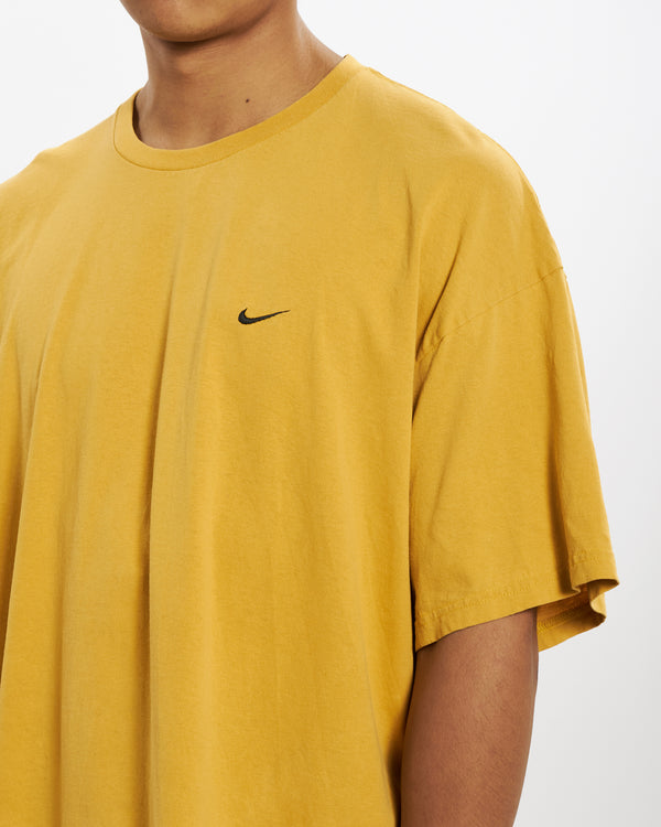 90s Nike Heavyweight 'Mini Swoosh' Tee <br>XL