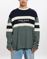 90s Guess Striped Long Sleeve Tee <br>XL