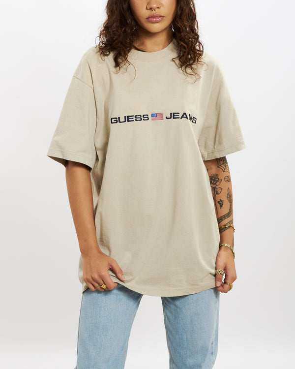 90s Guess Jeans Embroidered Tee <br>S