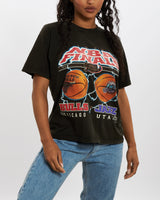 Vintage 1988 NBA Finals 'Bulls v Jazz' Tee <br>XS , The Real Deal , newtown, sydney, australia, thrift store, opshop, preloved, secondhand, sustainable, retro, antique, 70s, 80s, 90s, 2000s, 00s, fashion, clothing, streetwear, trendy, garment, style, boutique, store, shop, archive, sale, cheap, best, top
