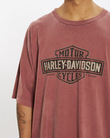 Vintage Harley Davidson 'Dover, Ohio' Tee <br>XL , The Real Deal , newtown, sydney, australia, thrift store, opshop, preloved, secondhand, sustainable, retro, antique, 70s, 80s, 90s, 2000s, 00s, fashion, clothing, streetwear, trendy, garment, style, boutique, store, shop, archive, sale, cheap, best, top