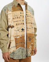 Vintage 90s Chaps Ralph Lauren 'Australia' Buttton Up Shirt <br>L , The Real Deal , newtown, sydney, australia, thrift store, opshop, preloved, secondhand, sustainable, retro, antique, 70s, 80s, 90s, 2000s, 00s, fashion, clothing, streetwear, trendy, garment, style, boutique, store, shop, archive, sale, cheap, best, top