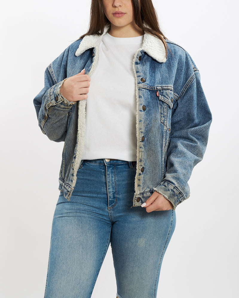 80s Levis Sherpa Denim Jacket <br>M