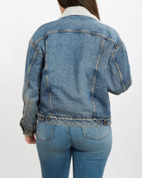 Vintage 80s Levis Sherpa Denim Jacket <br>M , The Real Deal , newtown, sydney, australia, thrift store, opshop, preloved, secondhand, sustainable, retro, antique, 70s, 80s, 90s, 2000s, 00s, fashion, clothing, streetwear, trendy, garment, style, boutique, store, shop, archive, sale, cheap, best, top