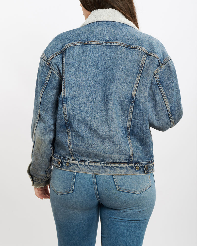 Vintage 80s Levis Sherpa Denim Jacket <br>M , The Real Deal , newtown, sydney, australia, thrift store, opshop, preloved, secondhand, sustainable, retro, antique, 70s, 80s, 90s, 2000s, 00s, fashion, clothing, streetwear, trendy, garment, style, boutique, store, shop, archive, sale, cheap, best, top