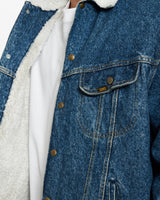 Vintage Lee Sherpa Denim Jacket <br>XL , The Real Deal , newtown, sydney, australia, thrift store, opshop, preloved, secondhand, sustainable, retro, antique, 70s, 80s, 90s, 2000s, 00s, fashion, clothing, streetwear, trendy, garment, style, boutique, store, shop, archive, sale, cheap, best, top