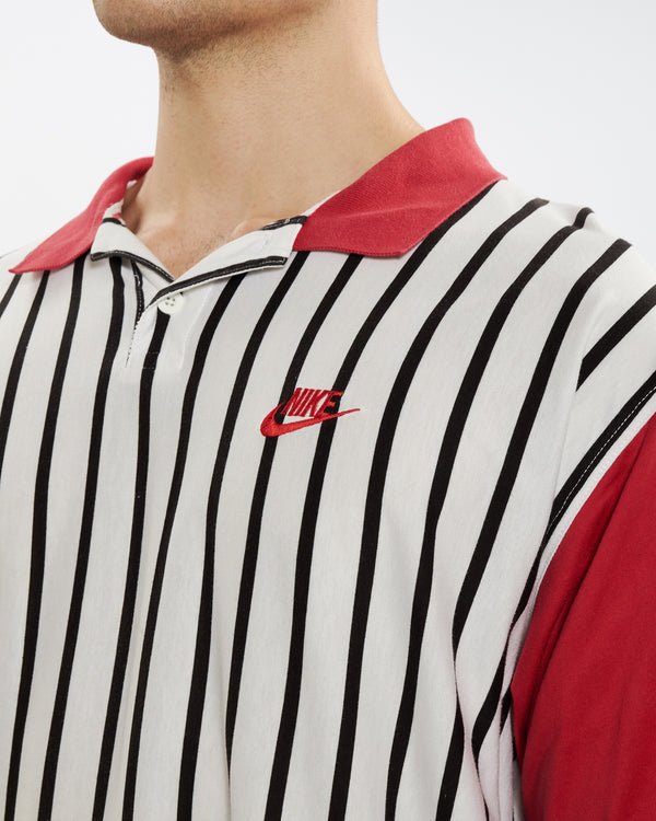 90s Nike 'Supreme Court' Polo Shirt <br>L