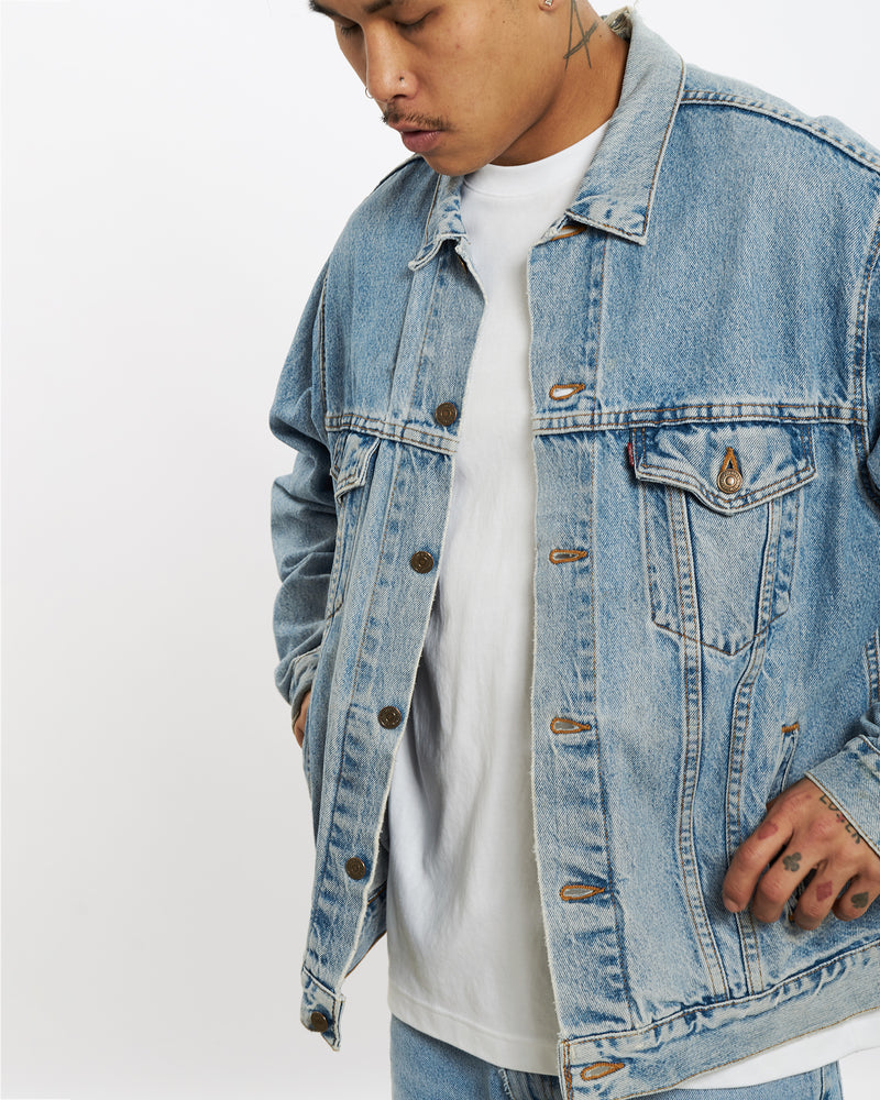 Vintage 90s Levis Denim Jacket <br>XL , The Real Deal , newtown, sydney, australia, thrift store, opshop, preloved, secondhand, sustainable, retro, antique, 70s, 80s, 90s, 2000s, 00s, fashion, clothing, streetwear, trendy, garment, style, boutique, store, shop, archive, sale, cheap, best, top