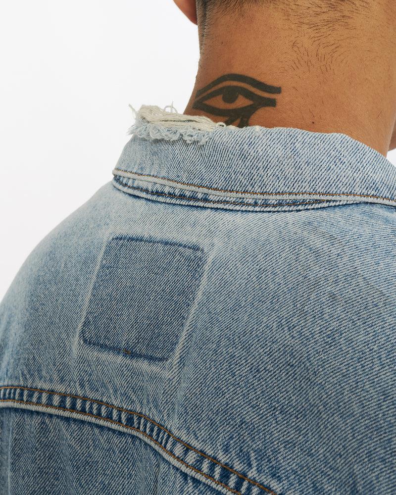 Vintage 90s Levis Denim Jacket <br>XL , The Real Deal , newtown, sydney, australia, thrift store, opshop, preloved, secondhand, sustainable, retro, antique, 70s, 80s, 90s, 2000s, 00s, fashion, clothing, streetwear, trendy, garment, style, boutique, store, shop, archive, sale, cheap, best, top