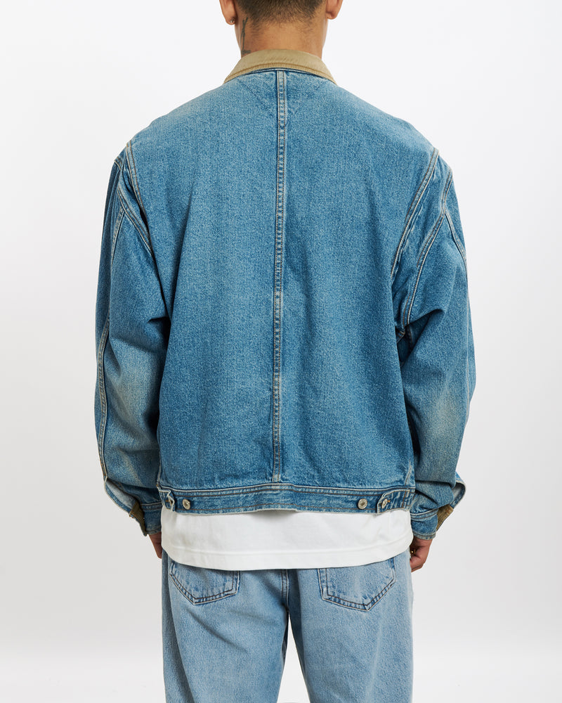 Vintage 90s Tommy Hilfiger Denim Jacket <br>XL , The Real Deal , newtown, sydney, australia, thrift store, opshop, preloved, secondhand, sustainable, retro, antique, 70s, 80s, 90s, 2000s, 00s, fashion, clothing, streetwear, trendy, garment, style, boutique, store, shop, archive, sale, cheap, best, top