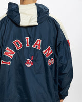 90s Cleveland Indians Spray Jacket <br>L