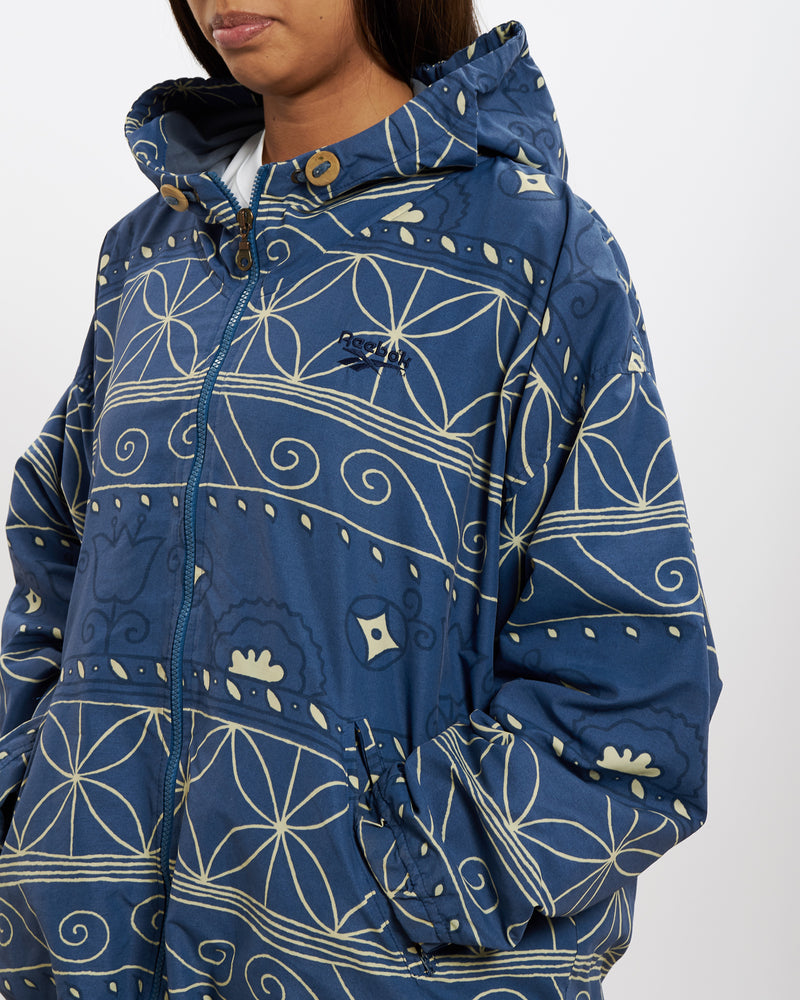 Vintage 90s Reebok Jacket <br>M , The Real Deal , newtown, sydney, australia, thrift store, opshop, preloved, secondhand, sustainable, retro, antique, 70s, 80s, 90s, 2000s, 00s, fashion, clothing, streetwear, trendy, garment, style, boutique, store, shop, archive, sale, cheap, best, top