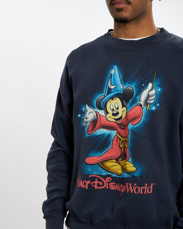 90s Mickey Mouse 'Walt Disney World' Sweatshirt <br>L
