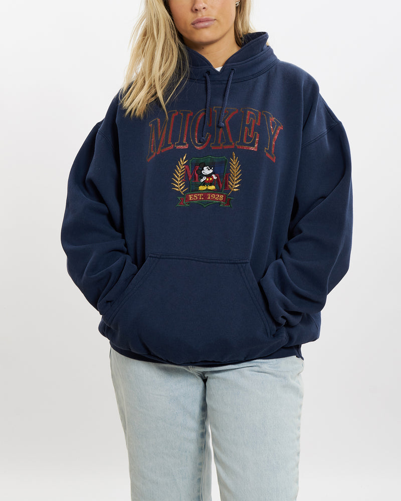 90s Mickey Mouse Mock-neck Sweatshirt <br>M