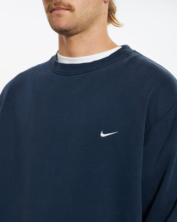 Vintage Nike Small Swoosh Sweatshirt <br>XL