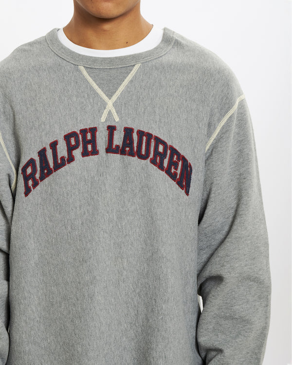 90s Ralph Lauren Polo Jeans Co. Embroidered Sweatshirt <br>XL
