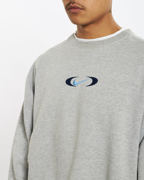 Vintage Nike Embroidered Centre Swoosh Sweatshirt <br>XL