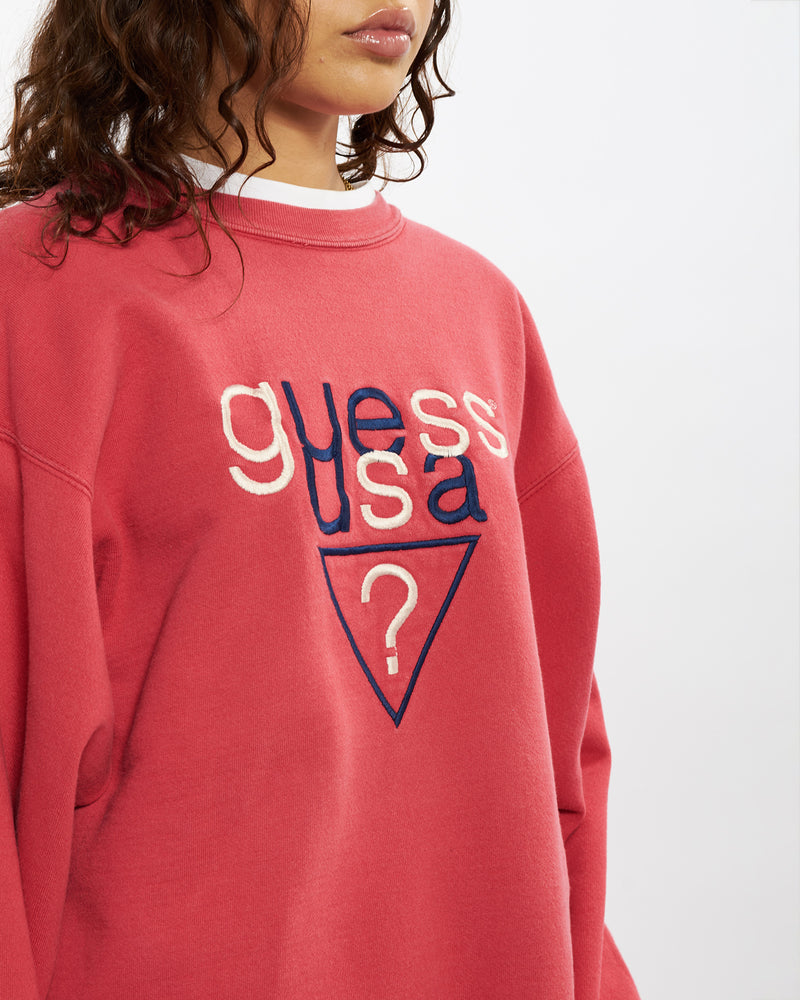 Vintage 90s Guess USA Sweatshirt <br>S , The Real Deal , newtown, sydney, australia, thrift store, opshop, preloved, secondhand, sustainable, retro, antique, 70s, 80s, 90s, 2000s, 00s, fashion, clothing, streetwear, trendy, garment, style, boutique, store, shop, archive, sale, cheap, best, top