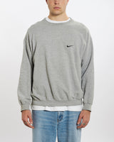 90s Nike Small Swoosh Sweatshirt <br>L