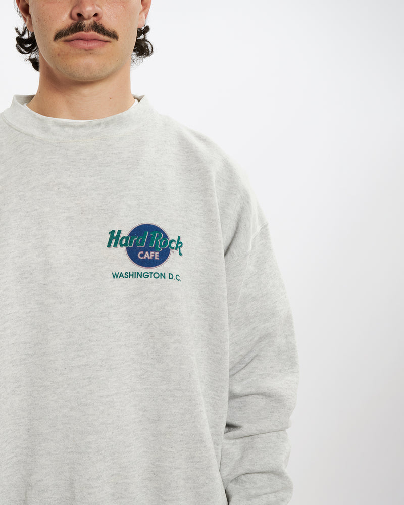 90s Hard Rock Cafe 'Washington' Sweatshirt <br>L