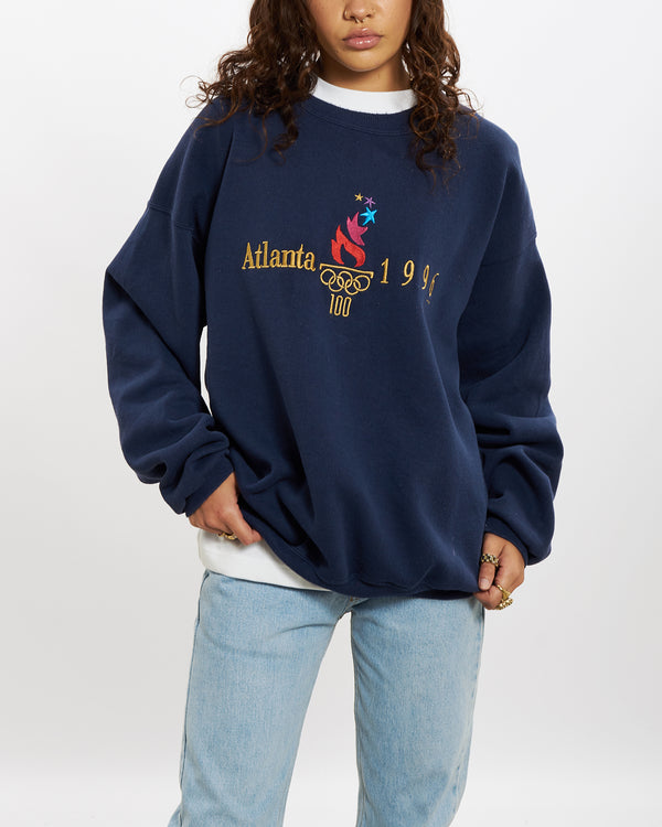 1996 Atlanta Olympics Embroidered Sweatshirt <br>S