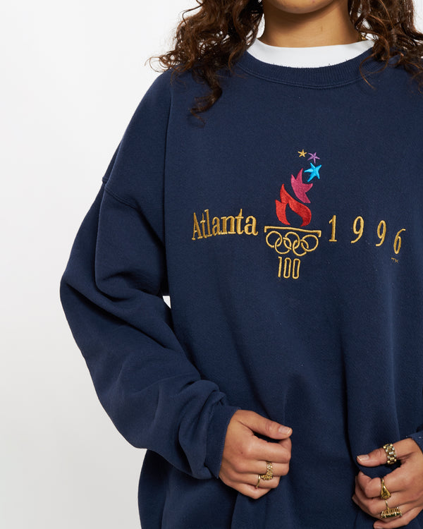 1996 Atlanta Olympics Embroidered Sweatshirt <br>S