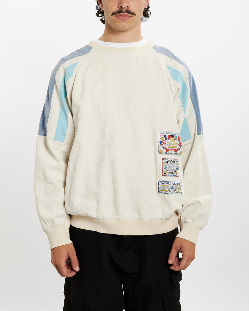 80s Adidas 'Pan Oceanic Games' Pullover <br>L