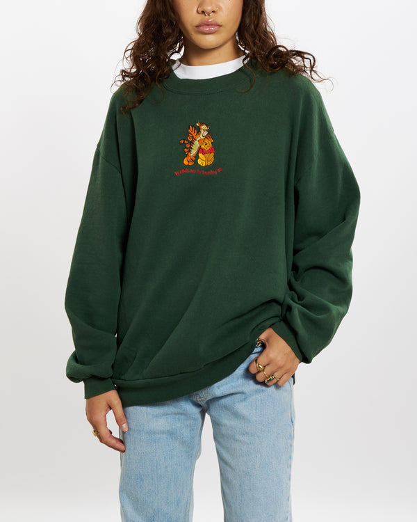 Vintage Embroidered Winnie The Pooh Sweatshirt <br>S