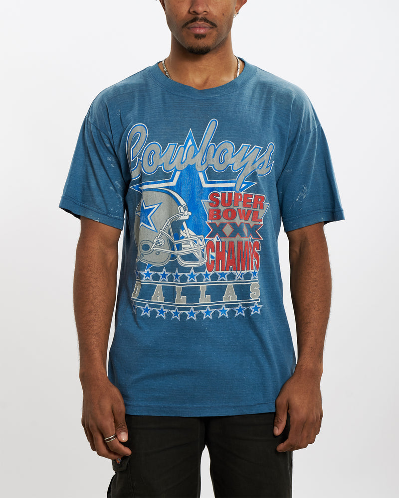 Vintage 1996 Dallas Cowboys 'Super Bowl Champs' Tee <br>L , The Real Deal , newtown, sydney, australia, thrift store, opshop, preloved, secondhand, sustainable, retro, antique, 70s, 80s, 90s, 2000s, 00s, fashion, clothing, streetwear, trendy, garment, style, boutique, store, shop, archive, sale, cheap, best, top