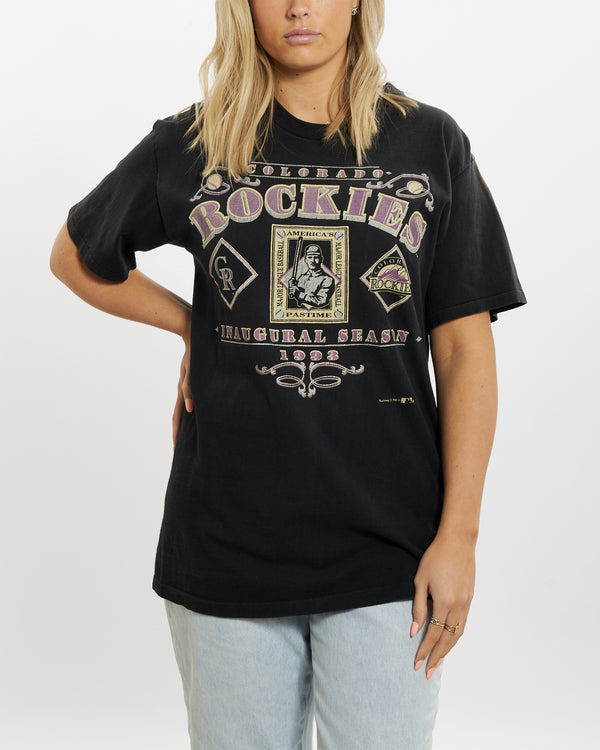 Vintage 1993 Colorado Rockies Tee <br>M , The Real Deal , newtown, sydney, australia, thrift store, opshop, preloved, secondhand, sustainable, retro, antique, 70s, 80s, 90s, 2000s, 00s, fashion, clothing, streetwear, trendy, garment, style, boutique, store, shop, archive, sale, cheap, best, top