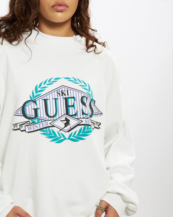 1992 Guess 'Winter Sports' Sweatshirt <br>S