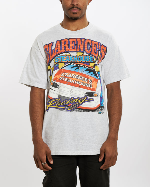 Vintage Clarence's Steakhouse Racing Tee <br>L