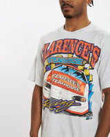 Vintage Clarence's Steakhouse Racing Tee <br>L