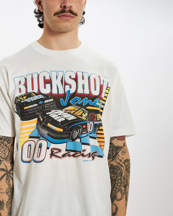 80s 'Buckshot Jones' Racing Tee <br>L