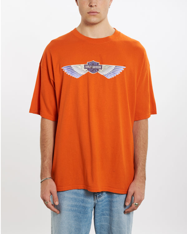 Vintage Harley Davidson 'Cancun, Mexico' Tee <br>L , The Real Deal , newtown, sydney, australia, thrift store, opshop, preloved, secondhand, sustainable, retro, antique, 70s, 80s, 90s, 2000s, 00s, fashion, clothing, streetwear, trendy, garment, style, boutique, store, shop, archive, sale, cheap, best, top