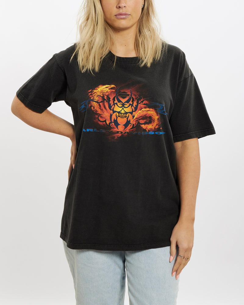 Vintage 90s Harley Davidson 'Nevada' Tee <br>M , The Real Deal , newtown, sydney, australia, thrift store, opshop, preloved, secondhand, sustainable, retro, antique, 70s, 80s, 90s, 2000s, 00s, fashion, clothing, streetwear, trendy, garment, style, boutique, store, shop, archive, sale, cheap, best, top