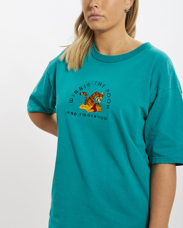 90s Winnie the Pooh Embroidered Tee <br>M