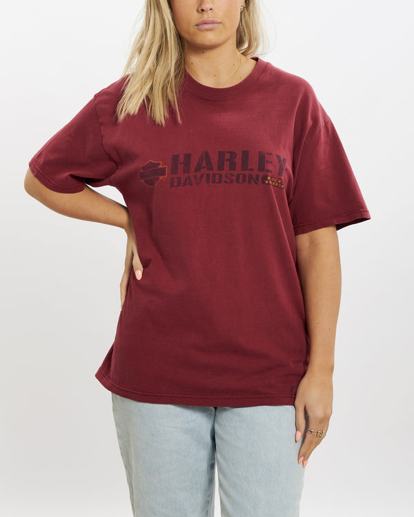 Vintage Harley Davidson 'Groton, Conn' Tee <br>M , The Real Deal , newtown, sydney, australia, thrift store, opshop, preloved, secondhand, sustainable, retro, antique, 70s, 80s, 90s, 2000s, 00s, fashion, clothing, streetwear, trendy, garment, style, boutique, store, shop, archive, sale, cheap, best, top