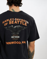 Vintage Harley Davidson 'Lynnwood, WA' Tee <br>L
