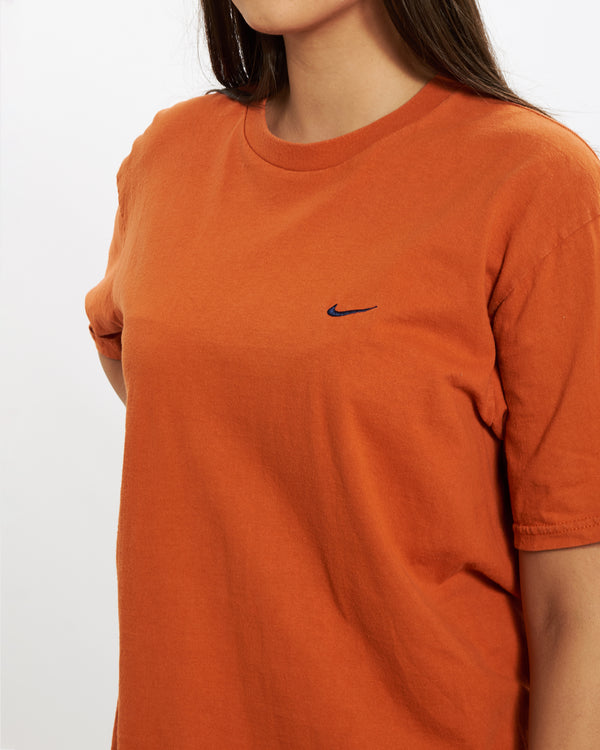 Vintage 90s Nike Heavyweight 'Mini Swoosh' Tee <br>M , The Real Deal , newtown, sydney, australia, thrift store, opshop, preloved, secondhand, sustainable, retro, antique, 70s, 80s, 90s, 2000s, 00s, fashion, clothing, streetwear, trendy, garment, style, boutique, store, shop, archive, sale, cheap, best, top