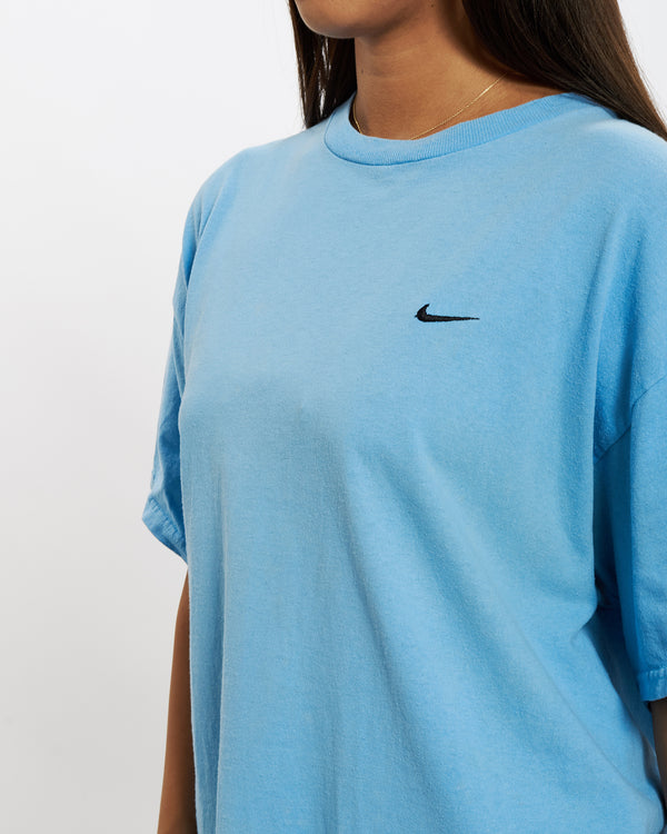 Vintage 90s Nike Heavyweight 'Mini Swoosh' Tee <br>M , The Real Deal , newtown, sydney, australia, thrift store, opshop, preloved, secondhand, sustainable, retro, antique, 70s, 80s, 90s, 2000s, 00s, fashion, clothing, streetwear, trendy, garment, style, boutique, store, shop, archive, sale, cheap, best, top