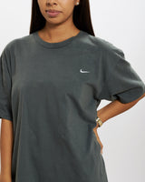 90s Nike Heavyweight 'Mini Swoosh' Tee <br>M